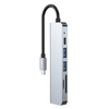 TECH-PROTECT V4-HUB PRZEJŚCIÓWKA 6IN1 DO TELEFONÓW USB-C Z GIGABIT ETHERNET