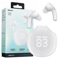 Słuchawki bezprzewodowe Acefast T9 Bluetooth 5.3 douszne - białe