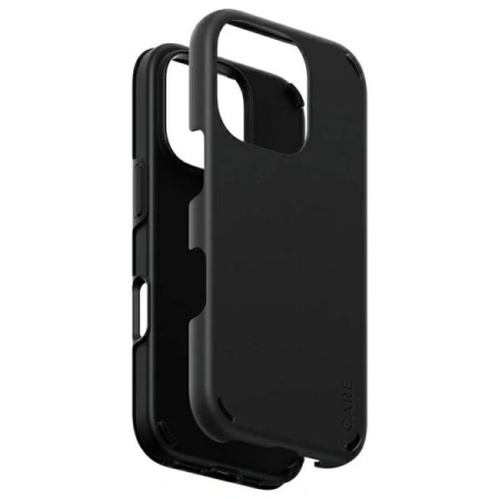 Etui CARE by PanzerGlass Feature Double Defense Case na iPhone 16 Pro - czarne