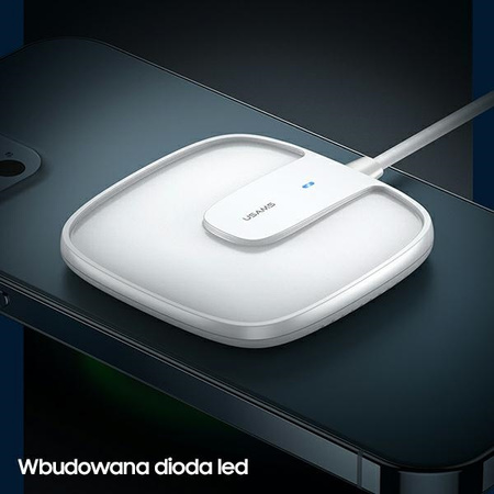 USAMS ŁADOWARKA INDUKCYJNA DO IPHONE 12 13 14 15 15W MAGNETYCZNA WYSOKA MOC