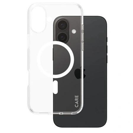 CARE by PanzerGlass Flagship Case iPhone 16 Plus 6.7 biały/white MagSafe 1339