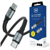 Kabel 3MK Hyper Cable N-SERIES USB-C do  USB-C 50cm PD 3.0 QC 3.0 20V/3A 60W czarny