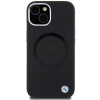 Etui BMW Signature Liquid Silicone MagSafe na iPhone 15 - czarne