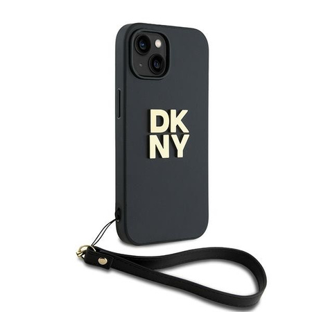 DKNY ETUI HARDCASE DO IPHONE 15 PLUS 6.7 Z PASKIEM NA NADGARSTEK I LOGO