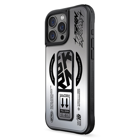 Skinarma etui Kira Kobai iPhone 16 Pro   6.3 Magnetic Charging Grip Stand chrome