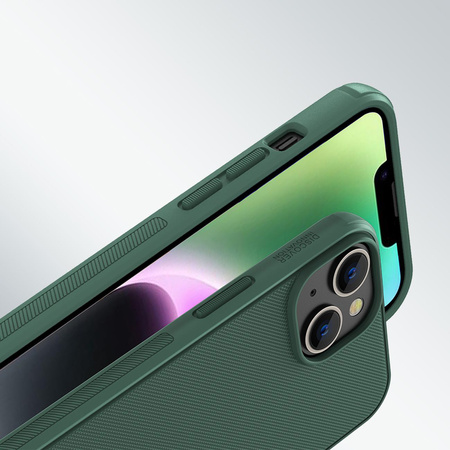 Nillkin Super Frosted Shield Pro etui iPhone 14 Plus pokrowiec na tył plecki zielony