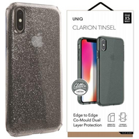 Etui Uniq Clarion Tinsel na iPhone Xs Max - czarne