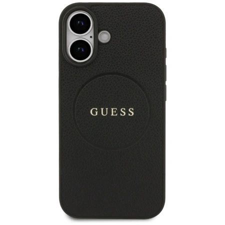 GUESS ETUI GRAINED RING MAGSAFE DO IPHONE 17 Z RINGIEM I MAGNETYCZNYM