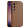 Dux Ducis Grit etui Samsung Galaxy S23+ elegancki pokrowiec ze sztucznej skóry brązowe