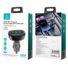 USAMS ŁADOWARKA SAMOCHODOWA 48W 1XUSB-C 3XUSB-A DO SMARTFONÓW FAST CHARGING
