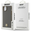 DKNY ETUI HARDCASE DO IPHONE 15 PLUS 14 PLUS 6.7 LEATHER PATTERN DO MAGSAFE