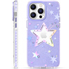 Kingxbar Heart Star Series etui iPhone 14 Plus etui w gwiazdki purple star
