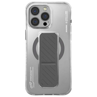 Skinarma etui Axon iPhone 16 Pro 6.3    Magnetic Charging + Grip Stand titanium