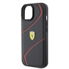 Ferrari FEHCP15SPTWK iPhone 15 6.1" czarny/black hardcase Twist Metal Logo