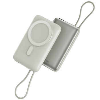 PowerBank Bazic Fusion Mag 10000mAh      MagSafe kabel USB-C szary
