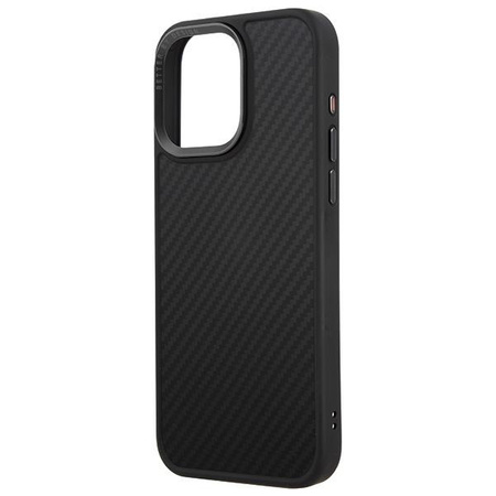 UNIQ etui Keva iPhone 15 Pro 6.1" Magclick Charging czarny/carbon black
