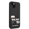 Karl Lagerfeld KLHMP14MSSKCK iPhone 14 Plus 6,7" hardcase czarny/black Liquid Silicone Karl & Choupette Magsafe