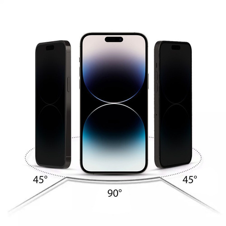 HOFI ANTI SPY GLASS PRO+ SZKŁO DO IPHONE 16 PRO 2-PACK OCHRONA PRYWATNOŚCI