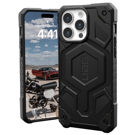 UAG Monarch Pro - obudowa ochronna do iPhone 15 Pro kompatybilna z MagSafe (carbon fiber)