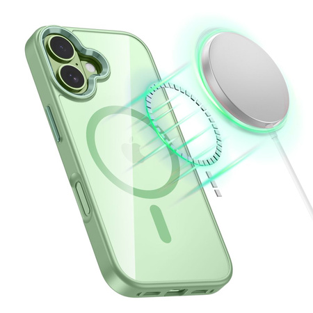 TECH-PROTECT MAGMAT MAGSAFE IPHONE 17 SAGE/CLEAR
