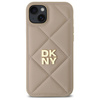 DKNY POKROWIEC DO IPHONE 15 PLUS 6.7 QUILTED STACK LOGO Z LOGO WERSJA BLACK