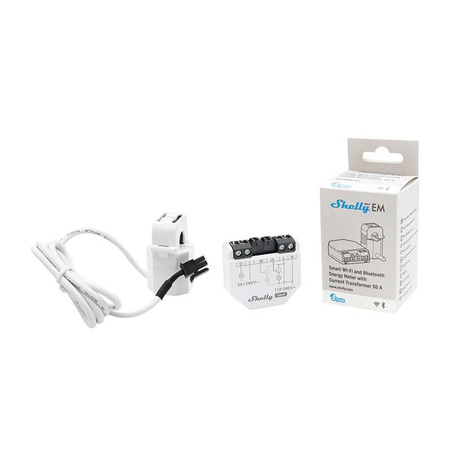 SHELLY EM GEN3 POMIAR ENERGII DO INTELIGENTNEGO DOMU WIFI Z STEROWNIKIEM