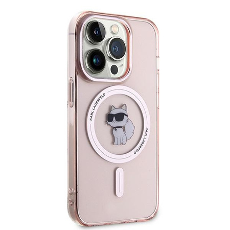 KARL LAGERFELD ETUI HARDCASE DO IPHONE 14 PRO MAX Z MAGNETYCZNYM STANDEM