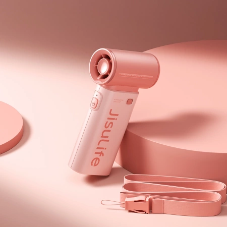 JISULIFE MINI DMUCHAWA PRZENOŚNA HANDHELD FAN DO DOMU BIURA USB 5000MAH