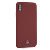 Mercedes MEHCI65SILRE iPhone Xs Max czerwony/red hardcase Silicone Line