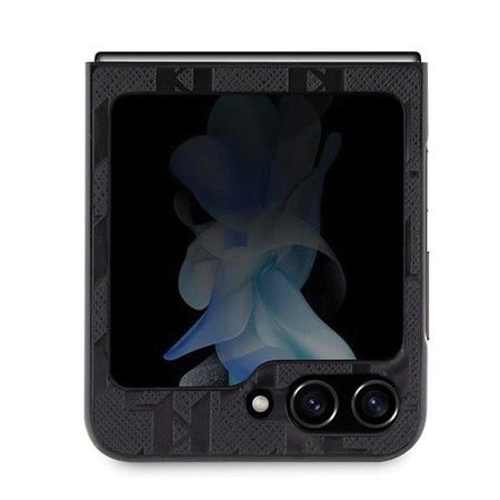 Etui Karl Lagerfeld Saffiano Monogram Choupette Pin na Samsung Galaxy Z Flip 5 - czarne