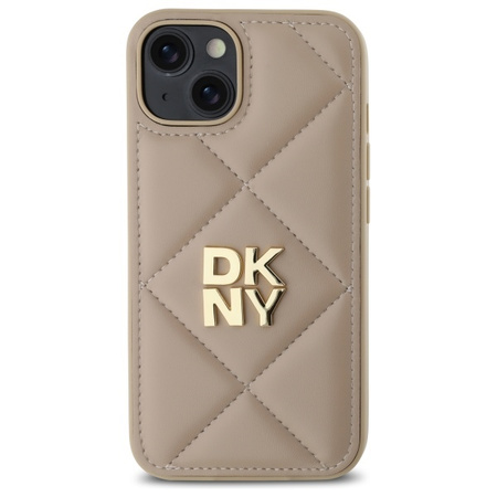 DKNY ETUI DO IPHONE 14 6.1 QUILTED STACK LOGO HARDCASE POKROWIEC