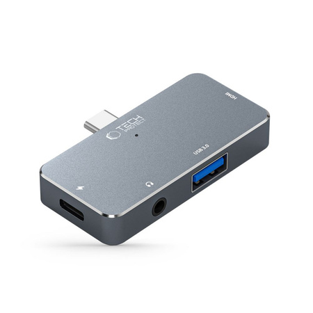 TECH-PROTECT HUB V6-HUB ADAPTER 4IN1 DO LAPTOPA TELEFONU ZŁĄCZE USB-C