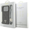 Etui Guess 4G Strap Triangle Logo        MagSafe do iPhone 17 Pro czarny
