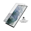 Szkło PanzerGlass E2E Microfracture antybakteryjne na Samsung Galaxy S22 Ultra - z czarną ramką