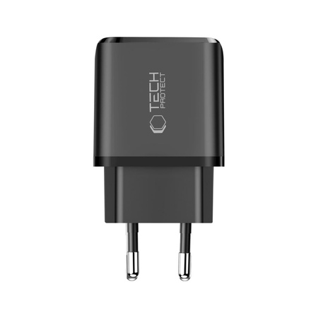 TECH-PROTECT NCA45W-GAN 2-PORT NETWORK CHARGER PD 45W / QC3.0 BLACK
