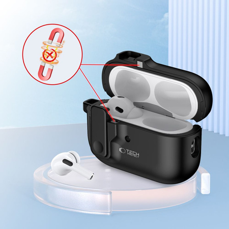 TECH-PROTECT SLIM HOOK DO APPLE AIRPODS PRO 1 2 ZAMKNIĘCIE MAGNETYCZNE CASE