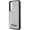 Etui Karl Lagerfeld Rhinestone Metal Logo na Samsung Galaxy S24 - srebrne