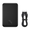 Powerbank bezprzewodowy Baseus Magnetic Wireless Charging 20W z MagSafe i USB-C - czarny