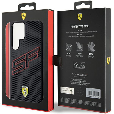 FERRARI CASE HARDCASE DO SAMSUNG GALAXY S24 ULTRA S928 Z OCHRONĄ PERFORATED