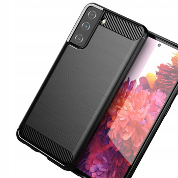 HURTEL ETUI POKROWIEC CARBON CASE DO SAMSUNG GALAXY S21 PLUS 5G ELASTYCZNE