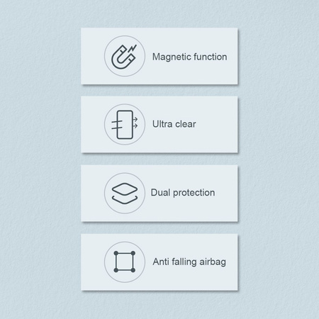 Nillkin Nature Pro Magnetic Case etui iPhone 14 Plus magnetyczny pokrowiec MagSafe przezroczysty