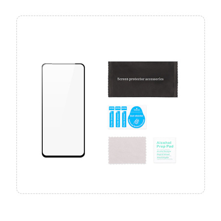Dux Ducis 9D Tempered Glass wytrzymałe szkło hartowane 9H na cały ekran z ramką Samsung Galaxy A73 czarny (case friendly)