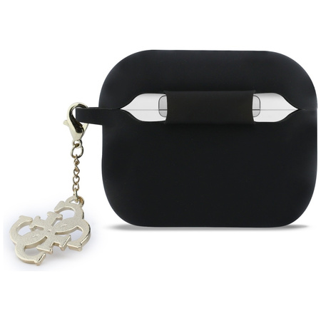 Etui Guess Silicone 4G Charm do AirPods  Pro 3 czarny