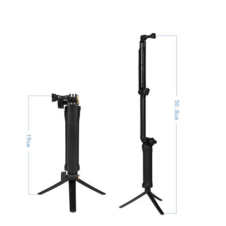 Statyw monopod 3 w 1 z uchwytem do selfie dla GoPro