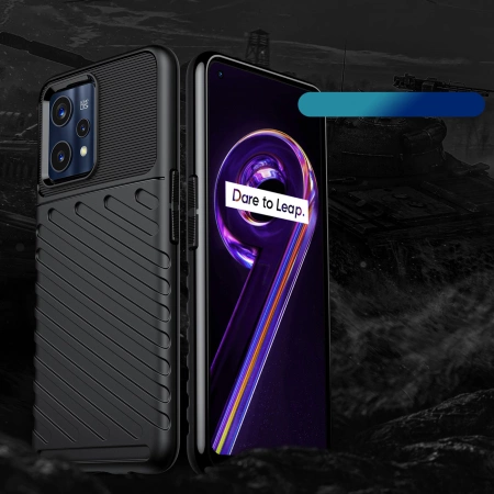HURTEL THUNDER CASE ELASTYCZNE PANCERNE ETUI POKROWIEC DO REALME 9 PRO PLUS