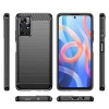 HURTEL CARBON CASE ELASTYCZNE ETUI DO XIAOMI REDMI NOTE 11 Z OCHRONĄ