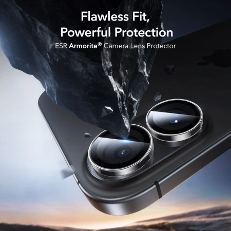 Osłona aparatu ESR Armorite na iPhone 16 / 16 Plus / 17 - przezroczyste