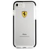 Etui Ferrari Shockproof na iPhone 7 / 8 / SE 2020 / SE 2022 - przezroczysto-czarne