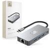 TECH-PROTECT HUB ADAPTER 9IN1 TYPE-C DO KOMPUTERA USB3.0 HDMI 4K PD100W