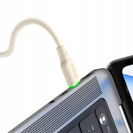 MCDODO KABEL USB-C SZYBKIE ŁADOWANIE DO SAMSUNG APPLE USB TYP C 65W 1M LED